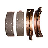1903-0446-00 Premium Riveted Brake Shoes, 1962-1997 Mopar, Position: Rear - image 1