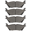 1911-2383-00 Rear Police Brake Pads Fits Select Ford, Lincoln - image 1