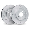 2002-02011 Geoperformance Drilled/Slotted Brake Rotors, 2008-2009 Multiple Makes/Models, Position: Front - image 1