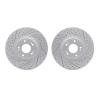 2002-03017 Geoperformance Drilled/Slotted Brake Rotors, 2009-2014 Kia/Hyundai/Genesis, Position: Front - image 1