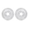 2002-03029 Geoperformance Drilled/Slotted Brake Rotors, 2009-2020 Kia/Hyundai/Genesis, Position: Rear - image 1
