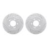 2002-03032 Geoperformance Drilled/Slotted Brake Rotors, 2005-2020 Kia/Hyundai/Genesis, Position: Rear - image 1