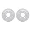 2002-03035 Geoperformance Drilled/Slotted Brake Rotors, 2009-2016 Kia/Hyundai/Genesis, Position: Rear - image 1
