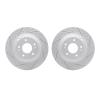 2002-03039 Geoperformance Drilled/Slotted Brake Rotors, 2010-2016 Kia/Hyundai/Genesis, Position: Rear - image 1