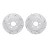 2002-03042 Geoperformance Drilled/Slotted Brake Rotors, Fits Select Kia/Hyundai/Genesis, Position: Rear - image 1