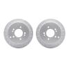 2002-03043 Geoperformance Drilled/Slotted Brake Rotors, 2001-2016 Kia/Hyundai/Genesis, Position: Rear - image 1