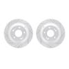 2002-03045 Geoperformance Drilled/Slotted Brake Rotors, 2010-2021 Kia/Hyundai/Genesis, Position: Rear - image 1