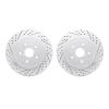 2002-13028 Geoperformance Drilled/Slotted Brake Rotors, 2005-2007 Subaru, Position: Rear - image 1