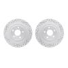 2002-13029 Geoperformance Drilled/Slotted Brake Rotors, 2005-2009 Subaru, Position: Rear - image 1