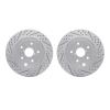 2002-13030 Geoperformance Drilled/Slotted Brake Rotors, 2008-2020 Subaru, Position: Rear - image 1