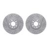 2002-16002 Geoperformance Drilled/Slotted Brake Rotors, 2017-2021 Alfa Romeo, Position: Front