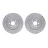 2002-20002 Geoperformance Drilled/Slotted Brake Rotors, 2017-2019 Multiple Makes/Models, Position: Front - image 1