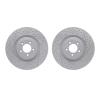 2002-20005 Geoperformance Drilled/Slotted Brake Rotors, 2006-2021 Jaguar, Position: Front - image 1