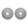 2002-20008 Geoperformance Drilled/Slotted Brake Rotors, 2003-2005 Jaguar, Position: Front - image 1