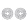 2002-20013 Geoperformance Drilled/Slotted Brake Rotors, 2017-2020 Jaguar, Position: Front - image 1