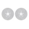 2002-20018 Geoperformance Drilled/Slotted Brake Rotors, 2001-2008 Multiple Makes/Models, Position: Rear - image 1