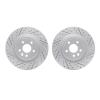 2002-20019 Geoperformance Drilled/Slotted Brake Rotors, 2017-2020 Multiple Makes/Models, Position: Rear - image 1