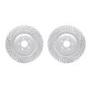 2002-20022 Geoperformance Drilled/Slotted Brake Rotors, Fits Select Jaguar, Position: Rear