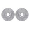 2002-21010 Geoperformance Drilled/Slotted Brake Rotors, 2015-2021 Kia/Hyundai/Genesis, Position: Front - image 1