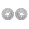 2002-26001 Geoperformance Drilled/Slotted Brake Rotors, Fits Select Tesla, Position: Front - image 1