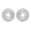 2002-27022 Geoperformance Drilled/Slotted Brake Rotors, 1974-1997 Volvo, Position: Rear - image 1
