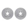 2002-31046 Geoperformance Drilled/Slotted Brake Rotors, 2007-2018 BMW, Position: Front - image 1