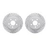 2002-31057 Geoperformance Drilled/Slotted Brake Rotors, Fits Select Multiple Makes/Models, Position: Rear - image 1