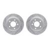 2002-31067 Geoperformance Drilled/Slotted Brake Rotors, 2006-2015 BMW, Position: Rear - image 1