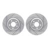 2002-31077 Geoperformance Drilled/Slotted Brake Rotors, 2004-2010 BMW, Position: Rear - image 1