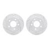 2002-31097 Geoperformance Drilled/Slotted Brake Rotors, 1996-2002 BMW, Position: Rear - image 1