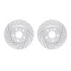2002-32008 Geoperformance Drilled/Slotted Brake Rotors, 2014-2021 Mini, Position: Front - image 1