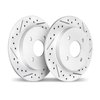 2002-32017 Geoperformance Drilled/Slotted Brake Rotors, 2009-2014 Mini, Position: Rear - image 2