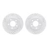2002-32020 Geoperformance Drilled/Slotted Brake Rotors, 2013-2016 Mini, Position: Rear - image 1