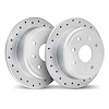 2002-32035 Geoperformance Drilled Brake Rotors, 2009-2014 Mini, Position: Front - image 1