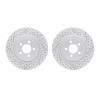2002-39004 Geoperformance Drilled/Slotted Brake Rotors, Fits Select Mopar, Position: Front - image 1