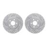 2002-39010 Geoperformance Drilled/Slotted Brake Rotors, 2003-2009 Mopar, Position: Front - image 1
