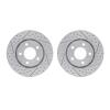 2002-40010 Geoperformance Drilled/Slotted Brake Rotors, 2001-2007 Mopar, Position: Front - image 1