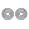 2002-42000 Geoperformance Drilled/Slotted Brake Rotors, Fits Select Mopar, Position: Front - image 1