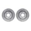 2002-42002 Geoperformance Drilled/Slotted Brake Rotors, Fits Select Mopar, Position: Front - image 1