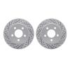 2002-42007 Geoperformance Drilled/Slotted Brake Rotors, 1999-2006 Mopar, Position: Front - image 1