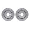 2002-42008 Geoperformance Drilled/Slotted Brake Rotors, 2005-2010 Mopar, Position: Front - image 1