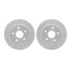 2002-42010 Geoperformance Drilled/Slotted Brake Rotors, 1999-2004 Mopar, Position: Front - image 1