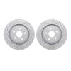 2002-42011 Geoperformance Drilled/Slotted Brake Rotors, 2006-2010 Mopar, Position: Front - image 1