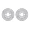 2002-42018 Geoperformance Drilled/Slotted Brake Rotors, Fits Select Mopar, Position: Rear - image 1