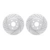 2002-45000 Geoperformance Drilled/Slotted Brake Rotors, Fits Select GM, Position: Front - image 1