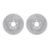 2002-46005 Geoperformance Drilled/Slotted Brake Rotors, Fits Select GM, Position: Front - image 1