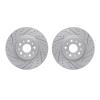 2002-46008 Geoperformance Drilled/Slotted Brake Rotors, Fits Select GM, Position: Front - image 1