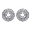 2002-46009 Geoperformance Drilled/Slotted Brake Rotors, 2003-2008 GM, Position: Front - image 1