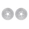2002-46013 Geoperformance Drilled/Slotted Brake Rotors, 2008-2014 GM, Position: Front - image 1