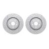 2002-46015 Geoperformance Drilled/Slotted Brake Rotors, 2009-2015 GM, Position: Front - image 1